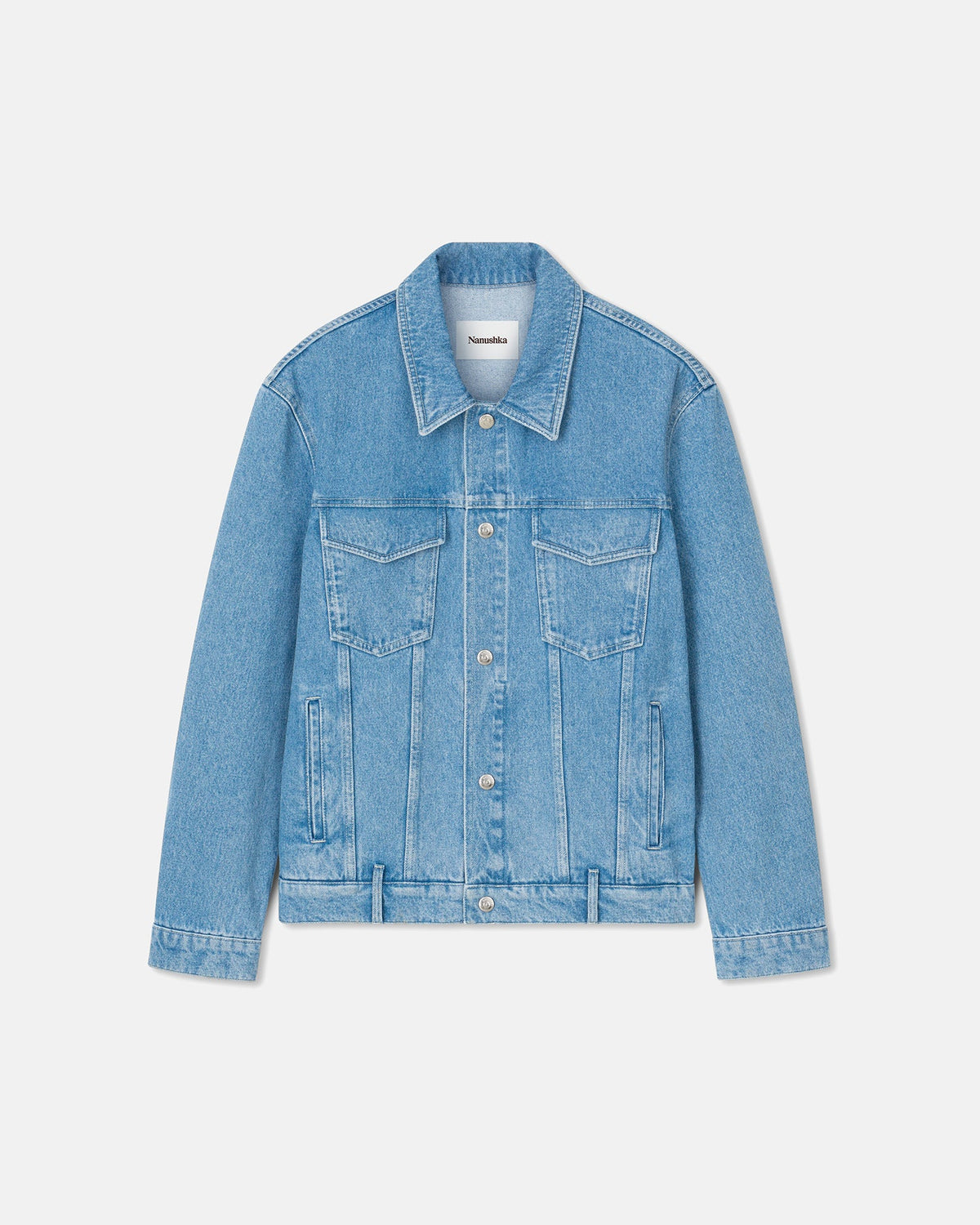 Veste en jean écoresponsable - Délavage clair
