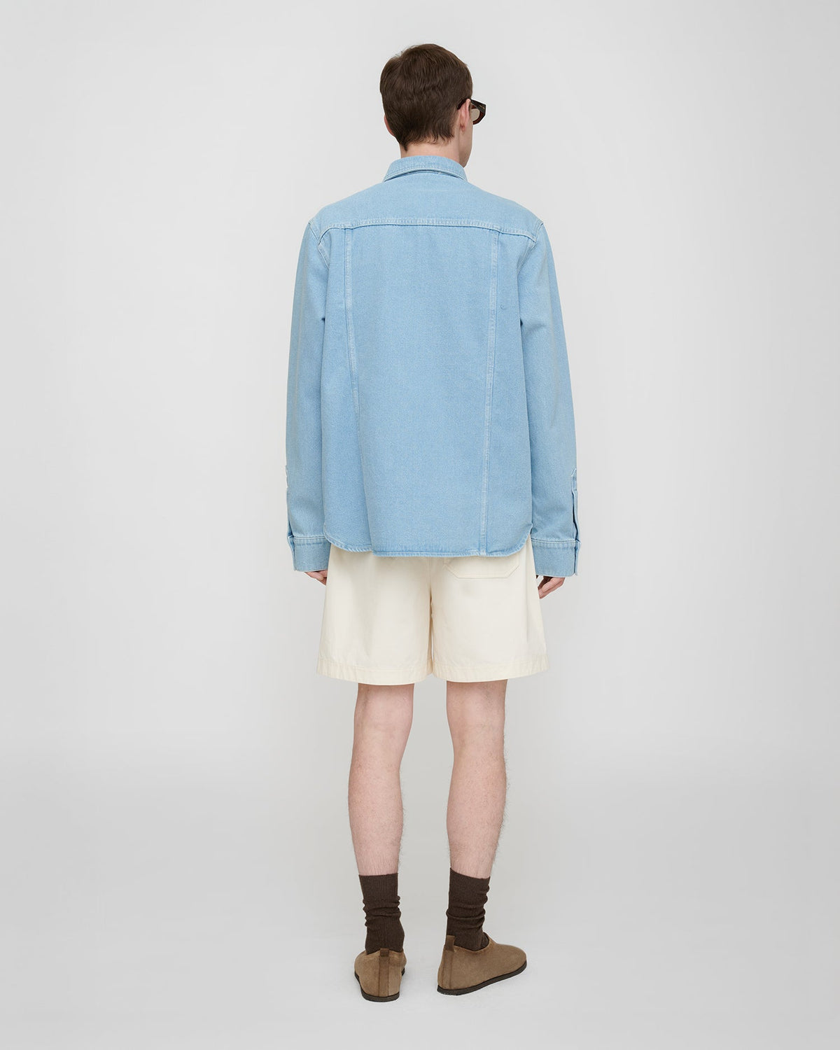 Surchemise en jean écologique - Délavé clair