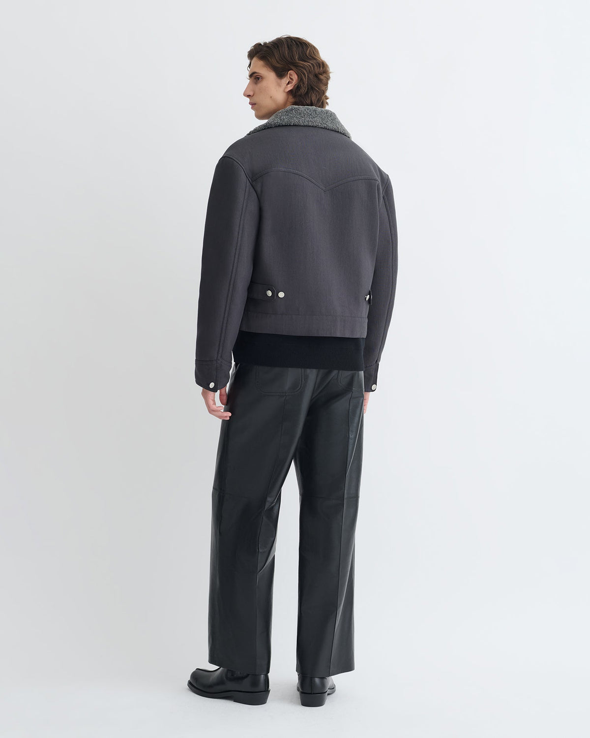 Veste en coton huilé - Graphite