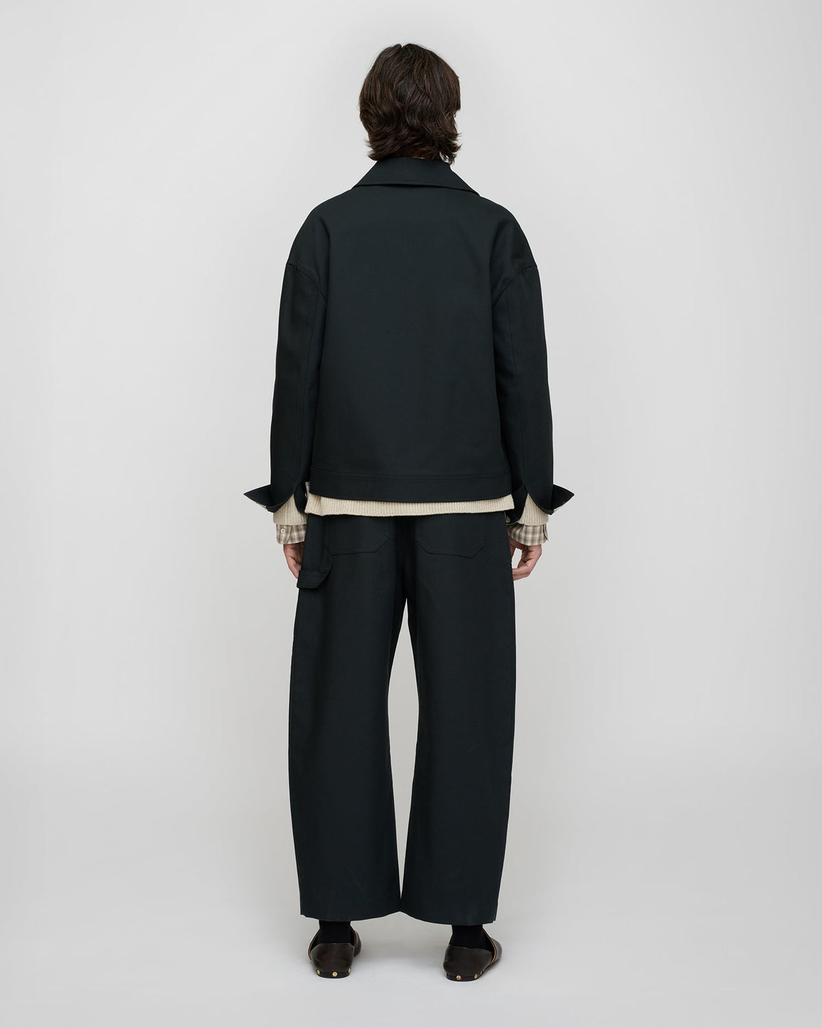 Veste structurée en sergé - Anthracite