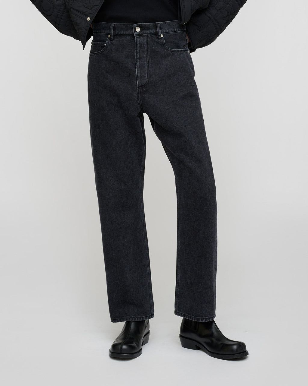 Jeans en denim - Noir délavé