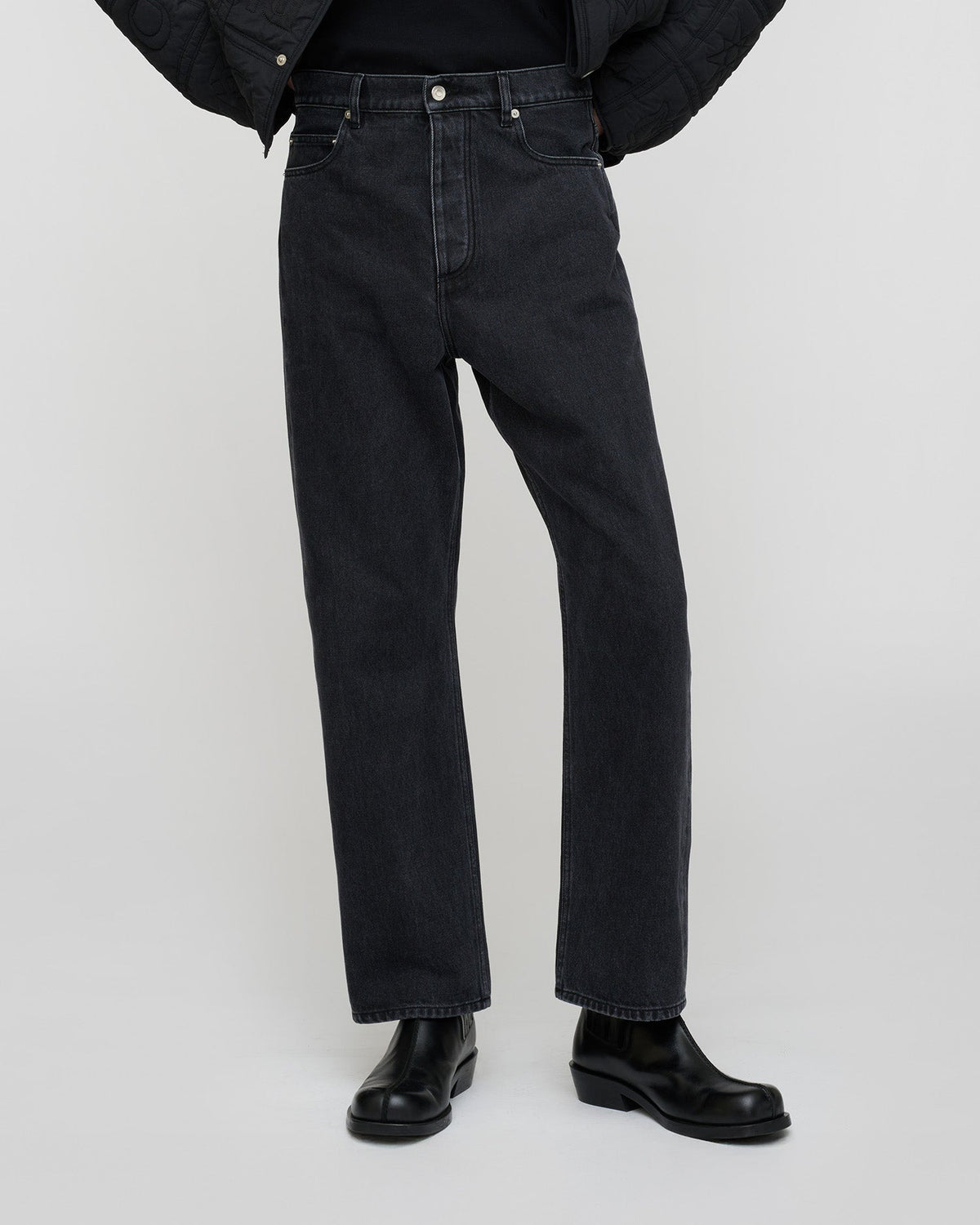 Jeans en denim - Noir délavé