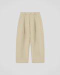 Pantalon Large en Lin Doublé - Sable