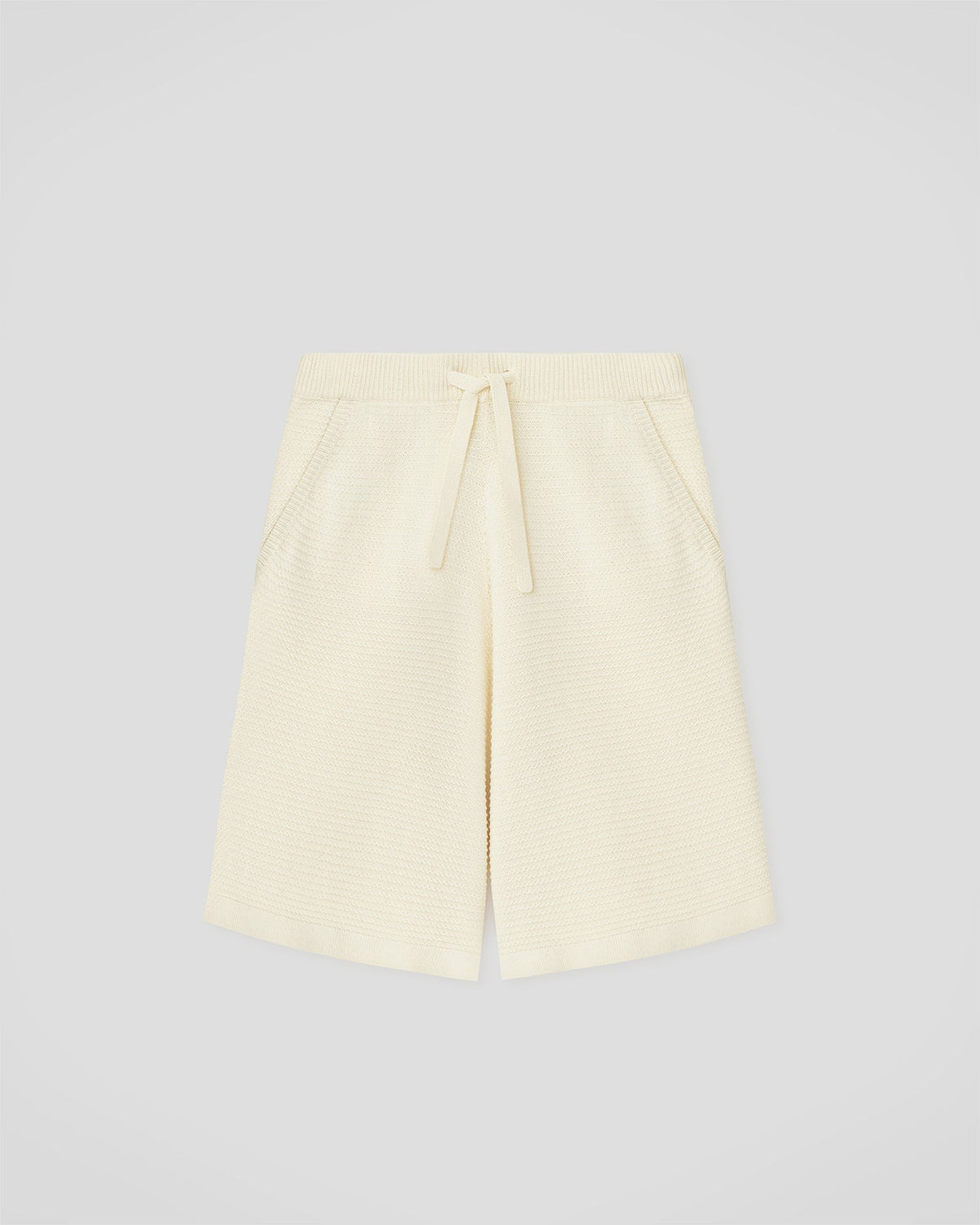 Short en dentelle au crochet Paper - Crème