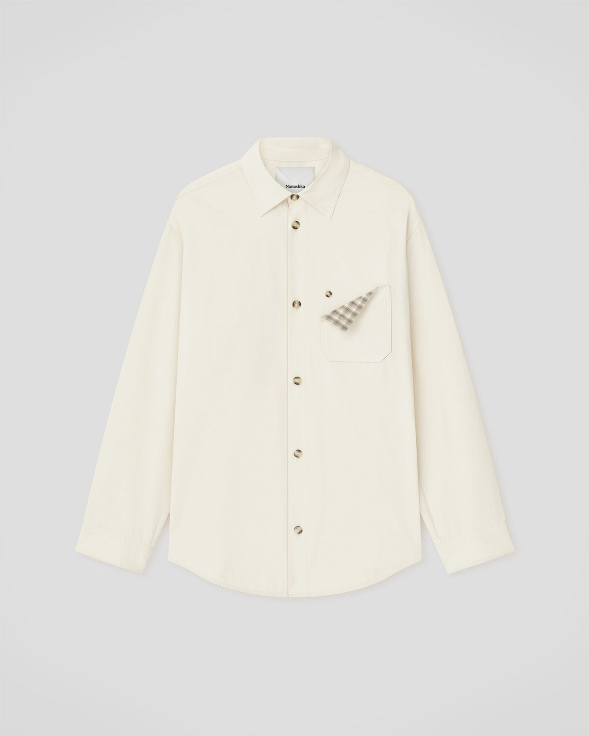 Chemise en coton Studio - Crème