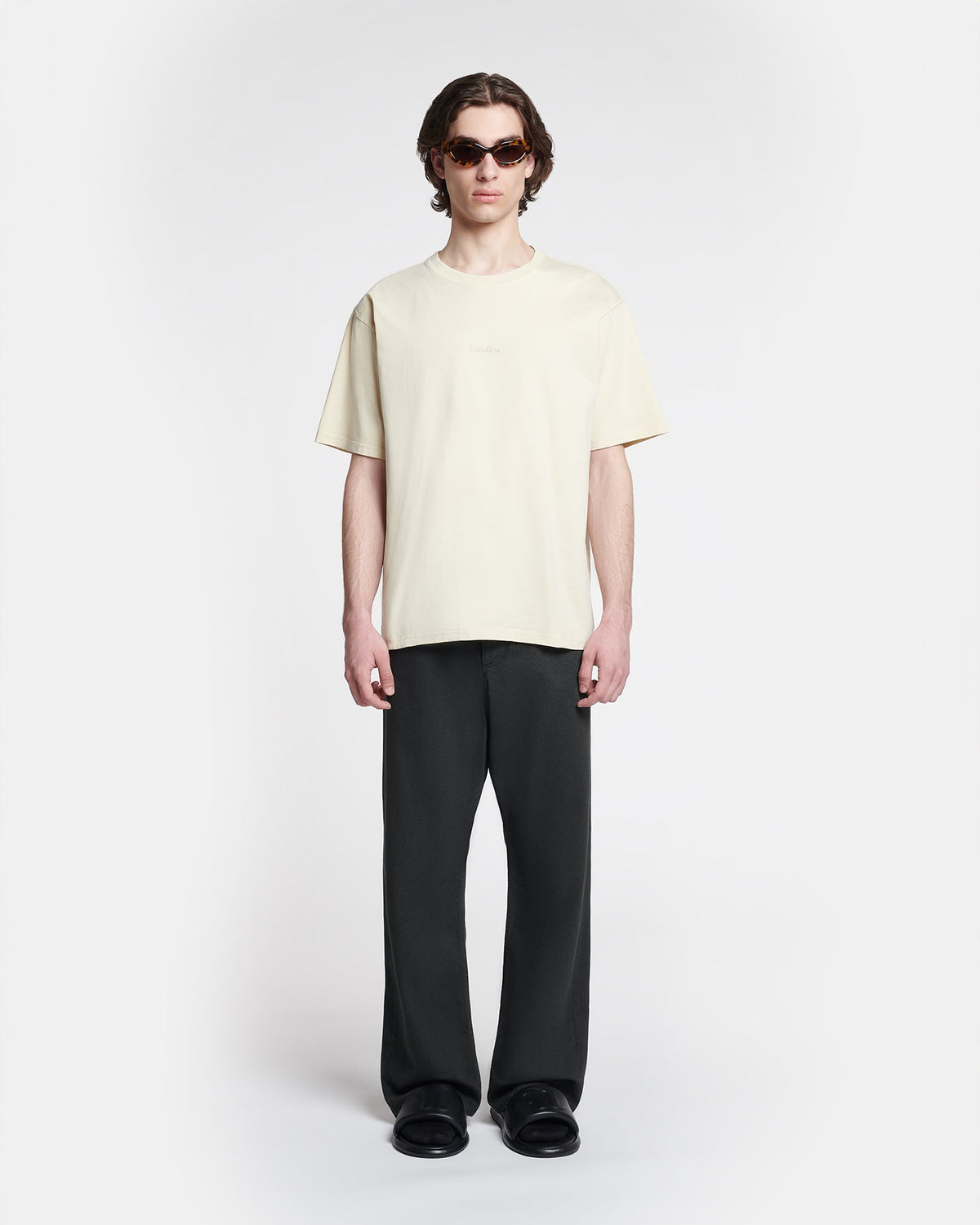 T-shirt en jersey de coton brodé