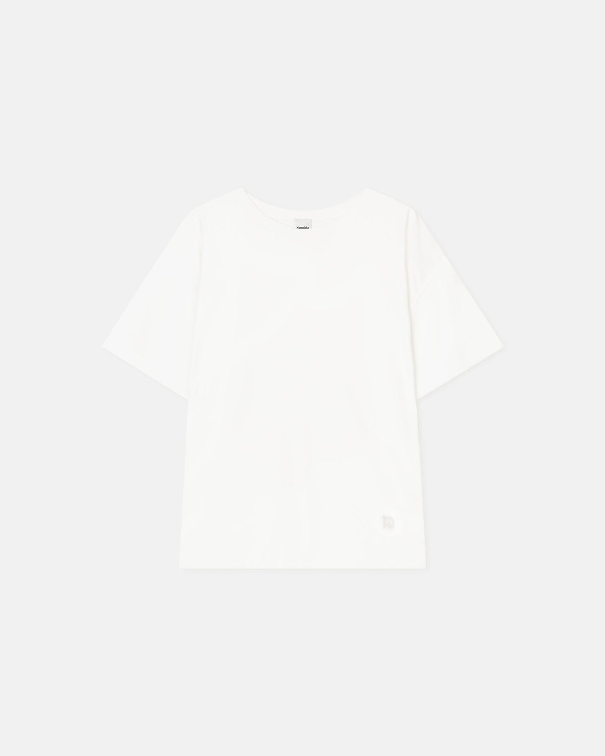 T-shirt brodé - Écru
