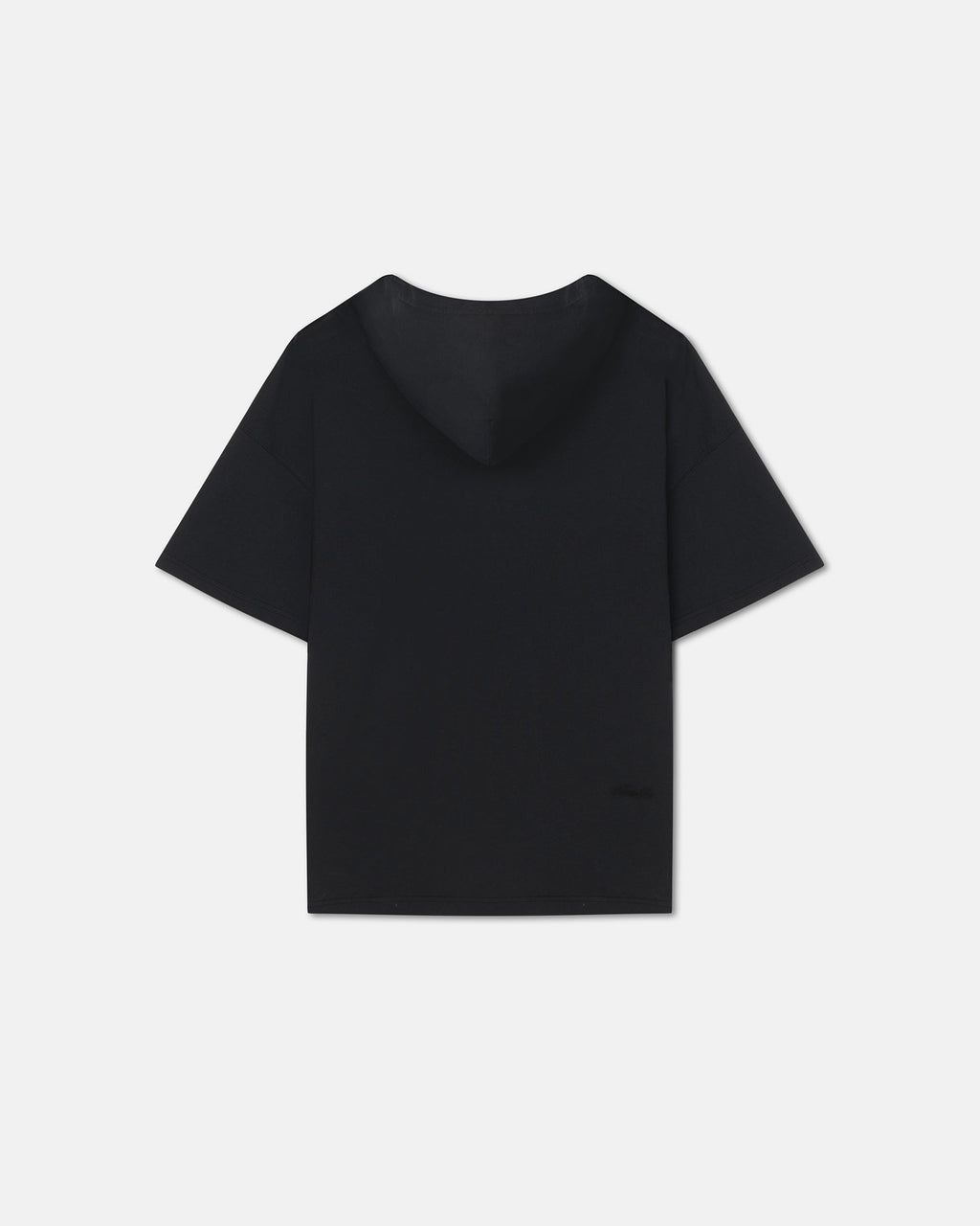 T-shirt à capuche en jersey de coton - Noir