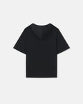 T-shirt à capuche en jersey de coton - Noir