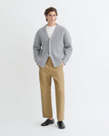 Cardigan mérinos et cachemire - Gris clair