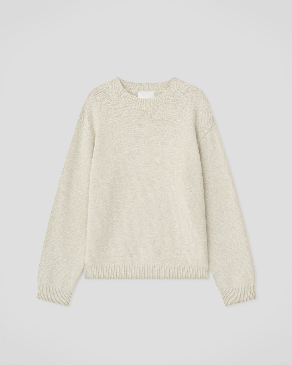 Pull en laine mélangée - Crème