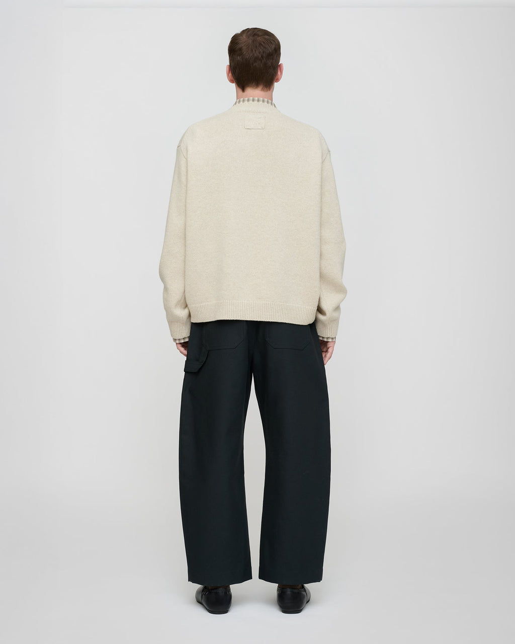 Pull en laine mélangée - Crème