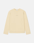 Sweat-shirt en molleton de coton imprimé - Cœur Crème/Noir/Pain d'épices