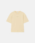 T-shirt en jersey de coton imprimé - Cœur crème/pain d'épice